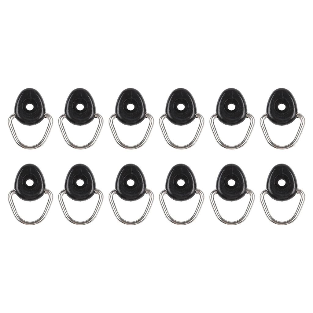 Leichte Nylon D-Ring Zurrgurte für Kajaks Set mit 12 Deckbeschlagsschrauben