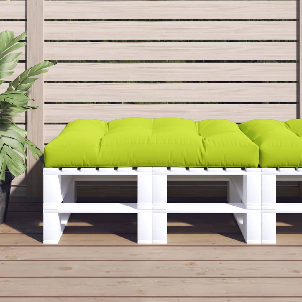 Pallet Cushion Neon Green 120x80x12 Cm Fabric