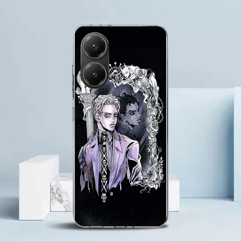 JoJo Kira Yoshikage Killer Queen Phone Case For Xiaomi Poco F7 Ultra X5 X6 X7 Pro M7 Redmi 15C 15 13C 13 12C 12 10C 10 10A 9 9C