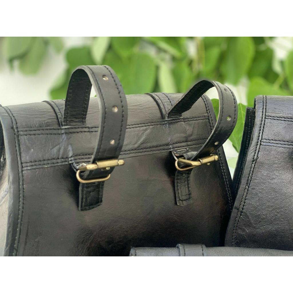 Δερμάτινη θήκη εργαλείων χωρίς εργαλεία αποσκευών 3 σε 1 Combo Σετ Τσάντα Σέλας Μοτοσικλέτα Γνήσια