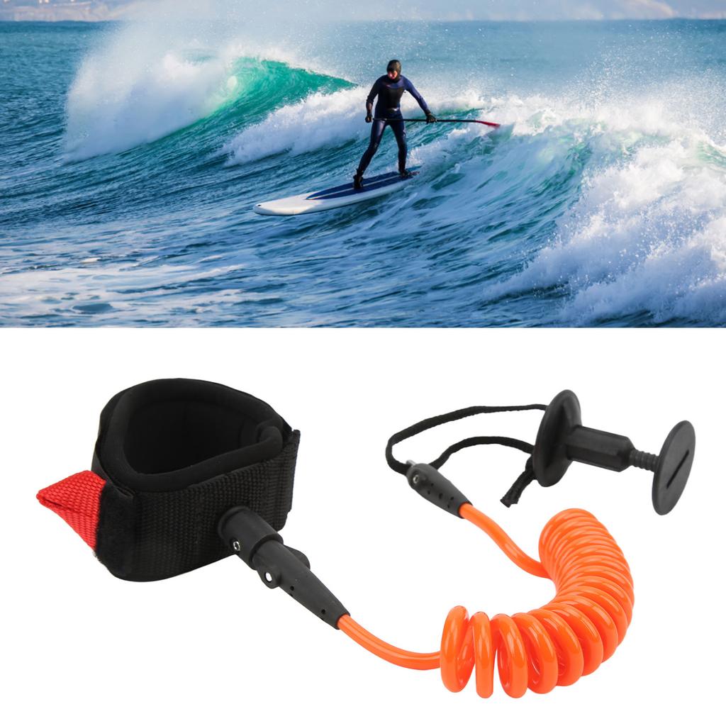 5.5mm 4 Feet Paddle Board Wrist Strap Elastic TPU Wrist Surf Leash Stand Up Paddle Leash for Surfboard