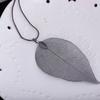 Women Hollow Leaf Pendant Long Chain Necklace Fashion Jewelry Accessory Gift