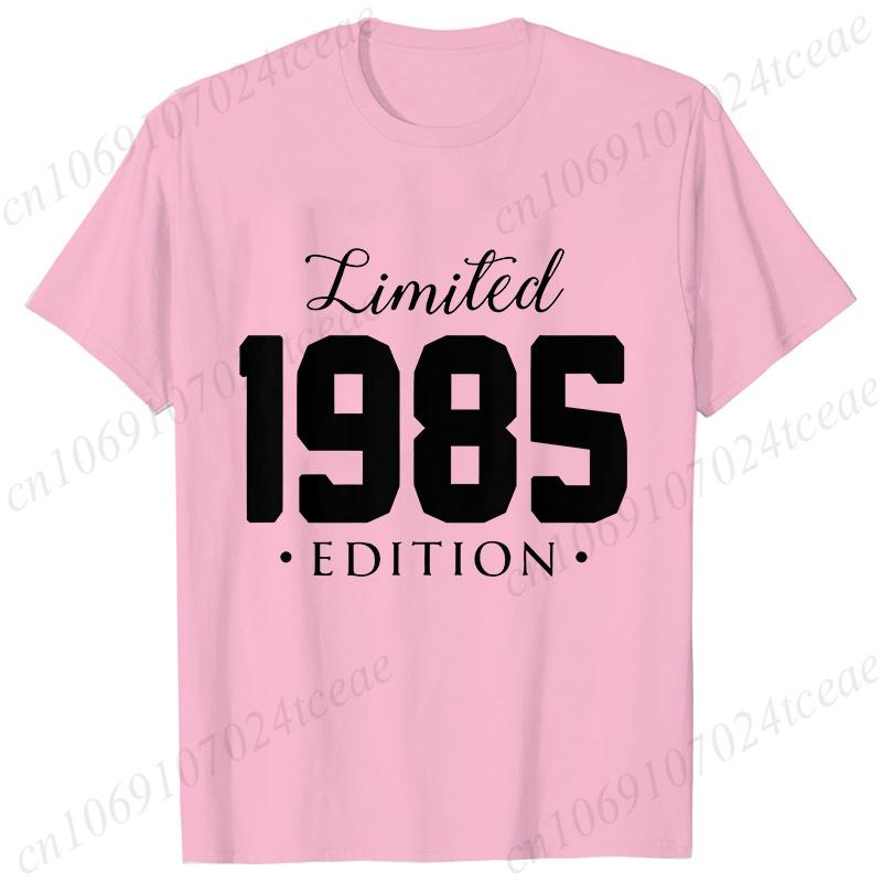 Unisex Unisex Tshirt Limited1985 Edition Graphic Tee Shirt Unisex Birthday Y2k Top Funny Vintage Fashion Unisex Oversized T Shirt Tops