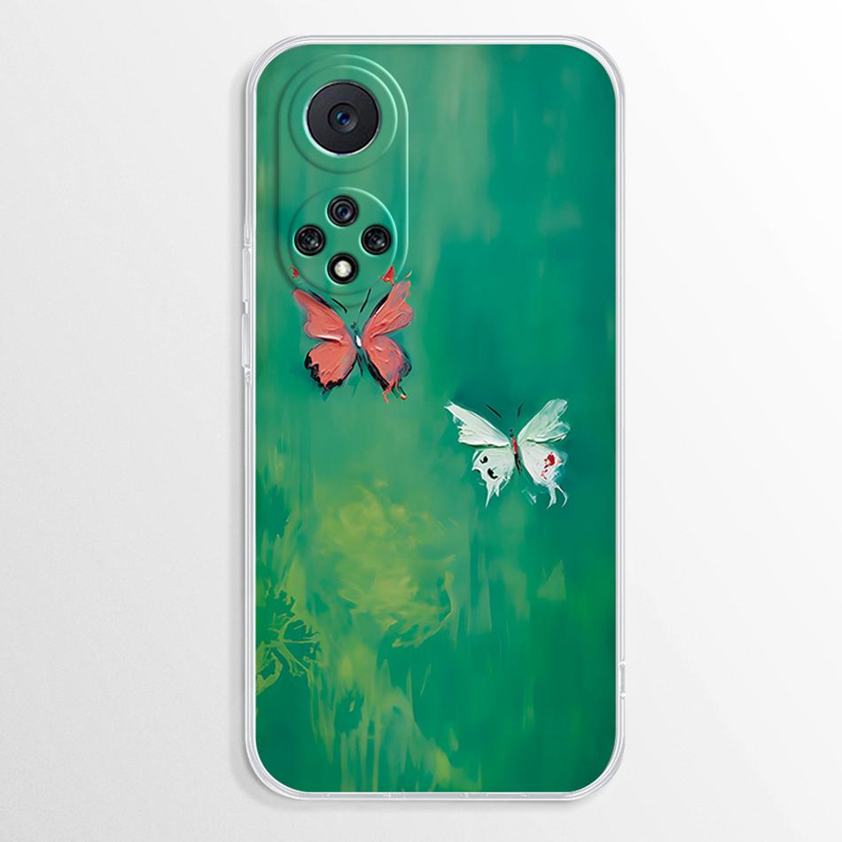For Huawei Honor 50 Case Soft Silicone Fashion Marble Clear Cover For Honor 50 Honor50 Bumper NTH-NX9 Phone Case Honor 50 Fundas
