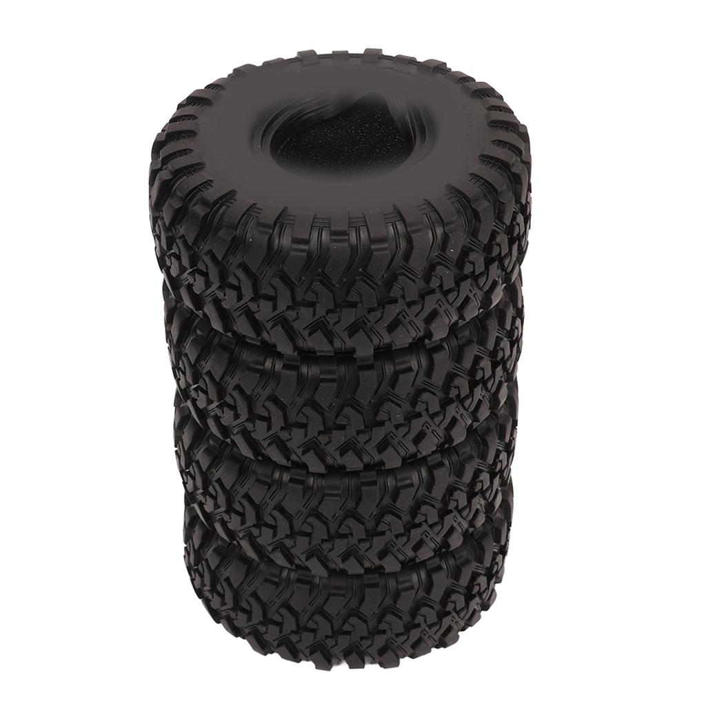 1.9in RC Car Tire Uneven Texture Surface Stable Grip Rubber Wheel Fit for 110 Remote Control