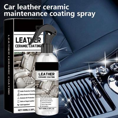 Car Leather Cleaner Car Repair Polishing Agent Car Repair Agent Detailing Kit 100ml Automotive Leather Conditioner For SUV Sedan