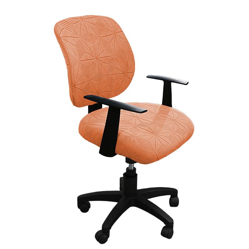 

1 шт. Защитные чехлы Защита для стула Чехол для стула Противоскользящая подушка Спинка Жаккардовый Чехол на сиденье стула Эластичный Компьютерный Офисный