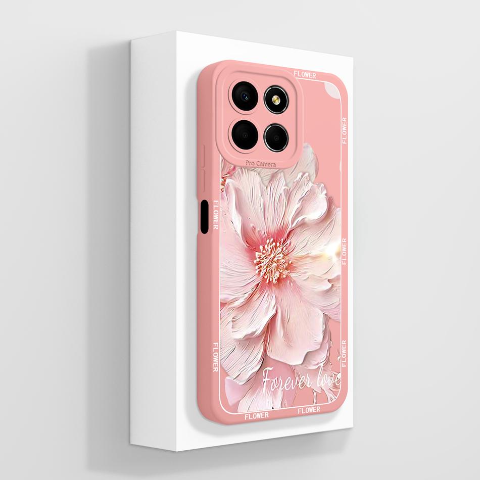 For Honor X8 X8B X8A Case Creative Paiting Cover For HonorX8B Honor X 8 5G Funda Soft Liquid Silicone Anti Drop Phone Back Cover