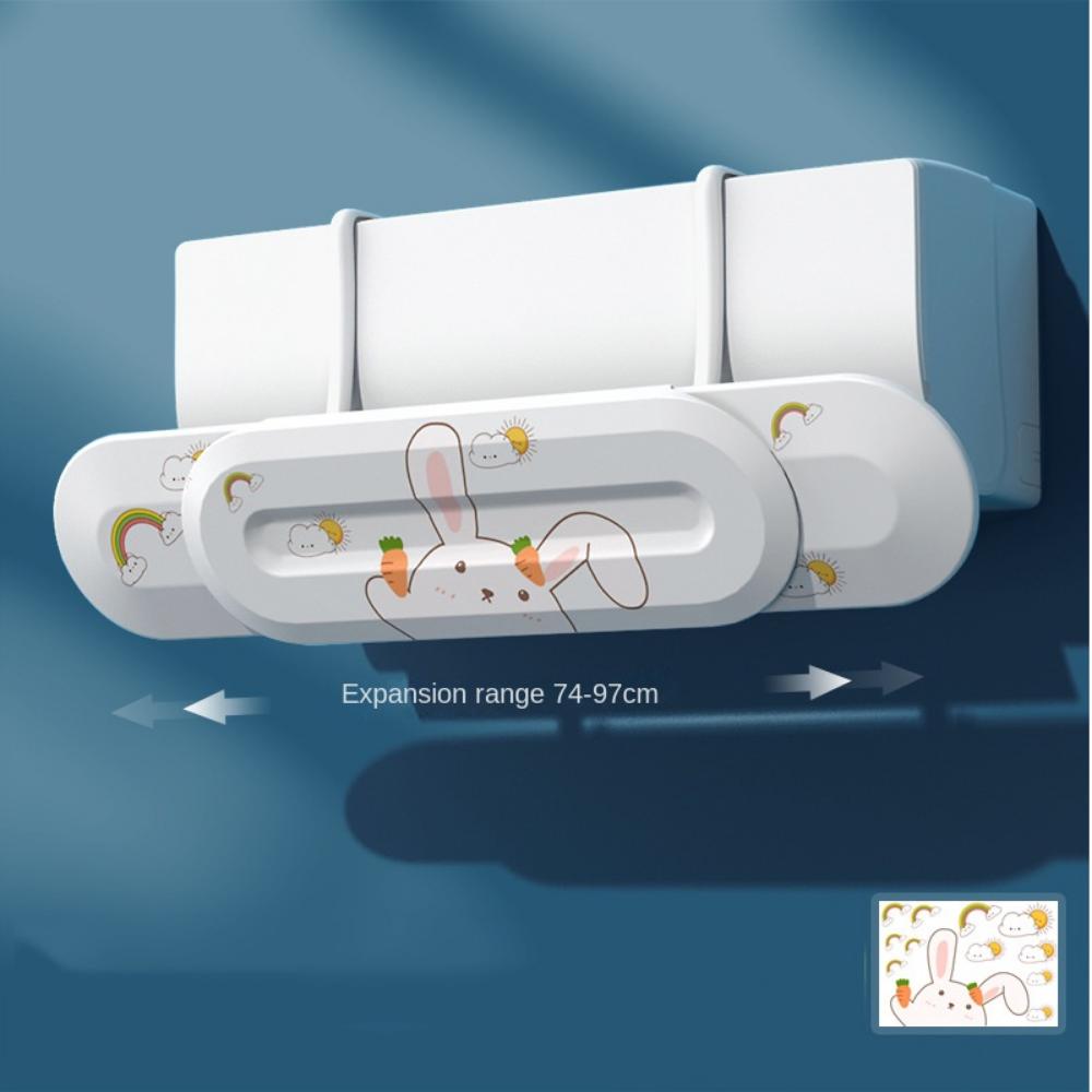 Adjustable Air Conditioning Wind Shield Wall-Mounted Cold Air Guide Cover  Infant