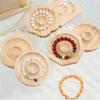 Schmuck-Präsentationsplatte aus Massivholz, Schmuckdesign-Platte, Wenwan Perlen handgefertigtes DIY-Material Armband, Perlenarmband-Tablett.