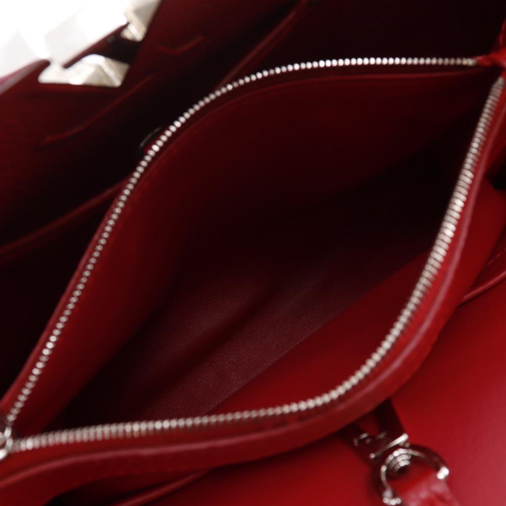 Louis Vuitton CAPCSINE MM Handbag M94412 Parnasea Red/Taurillon Clemence Leather Women Used