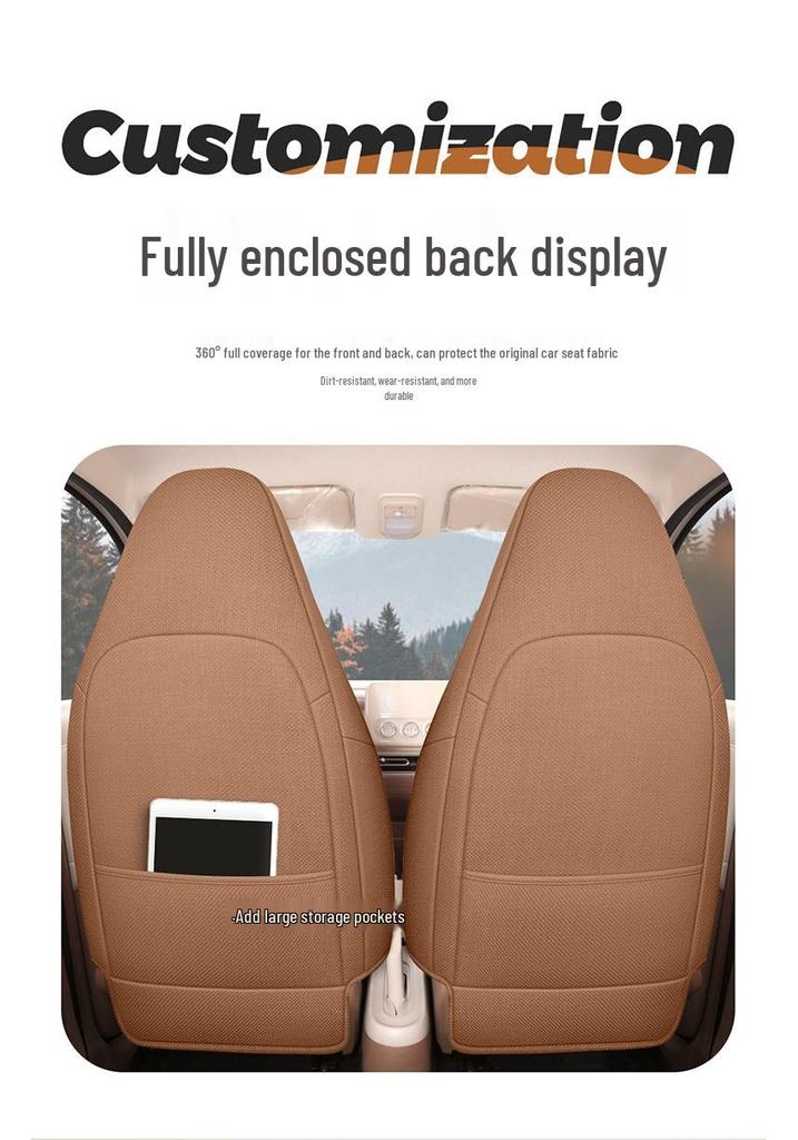 Wuling Hongguang MiniEV Macaron Linen Seat Covers - 5th Gen, 26 Models