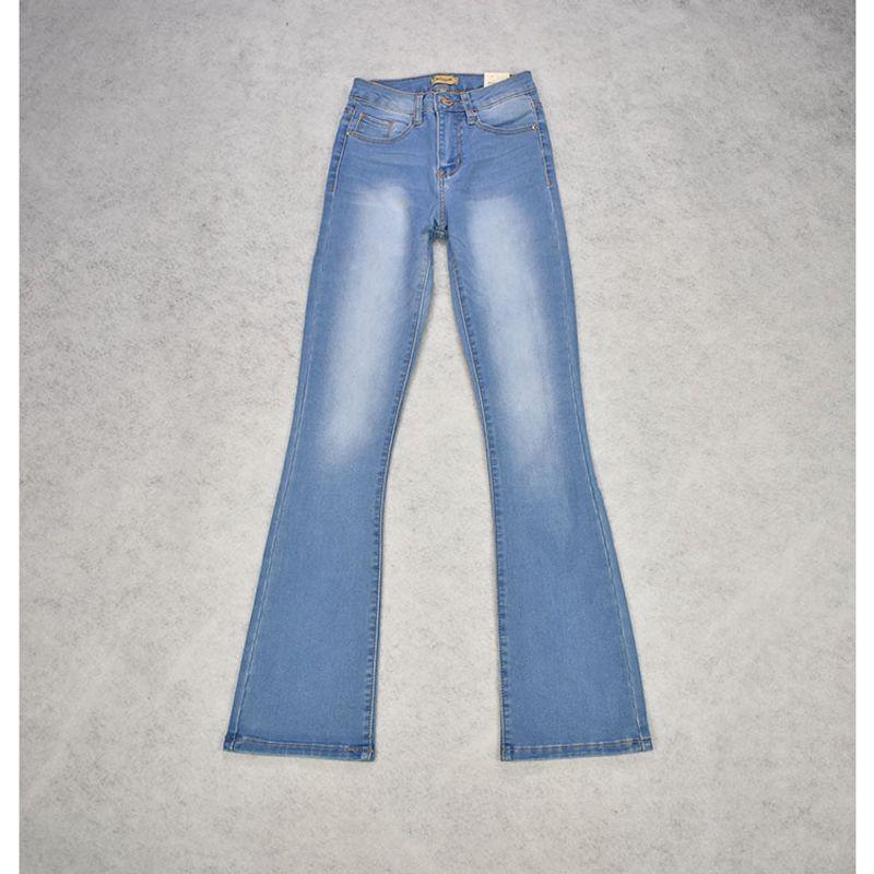 

Экспорт Оригинальные Одинарные Узкие Джинсы Женские с Высокой Посадкой и Облегающего Кроя Light Blue 5