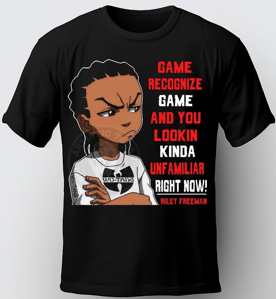 ФУТБОЛКА RILEY. ЧЕРНАЯ ФУТБОЛКА. ИГРА УЗНАЕТ ИГРУ. БУНДОКС , РУБАШКА ХЬЮИ ФРИМЕНА. Футболка Unisex XL