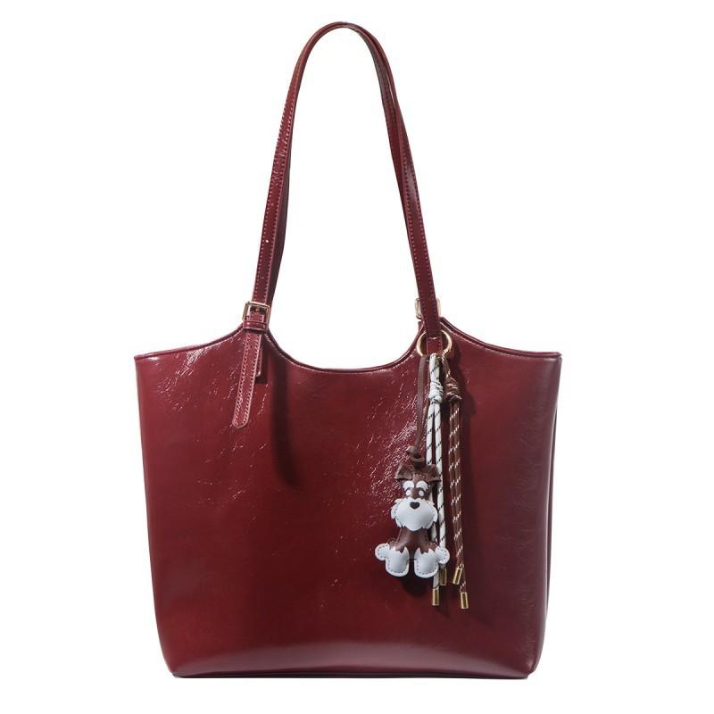 

2025 New Fashionable One-shoulder Underarm Bag Niche High-quality Large-capacity Red Wedding Tote 32x12x28CM красный