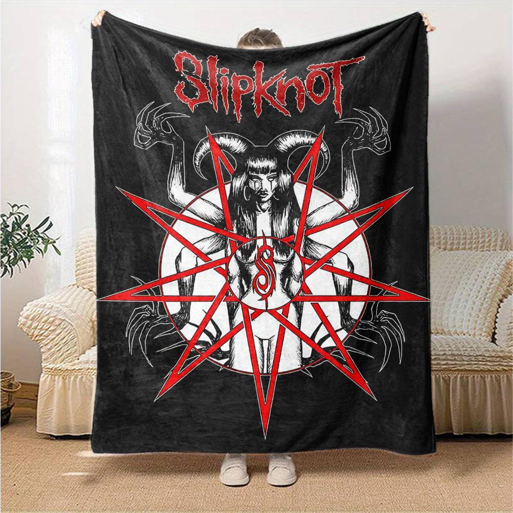 1pc Dragon guitarThemed Blanket Soft Flannel All Season Cozy Throw with Bold Graphic Print, Travel, or Holiday Gift for Family & Friends