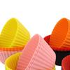12pcs Silicone Baking Cups High Temperature Resistant Food Grade Silicone Muffin Cups for Party