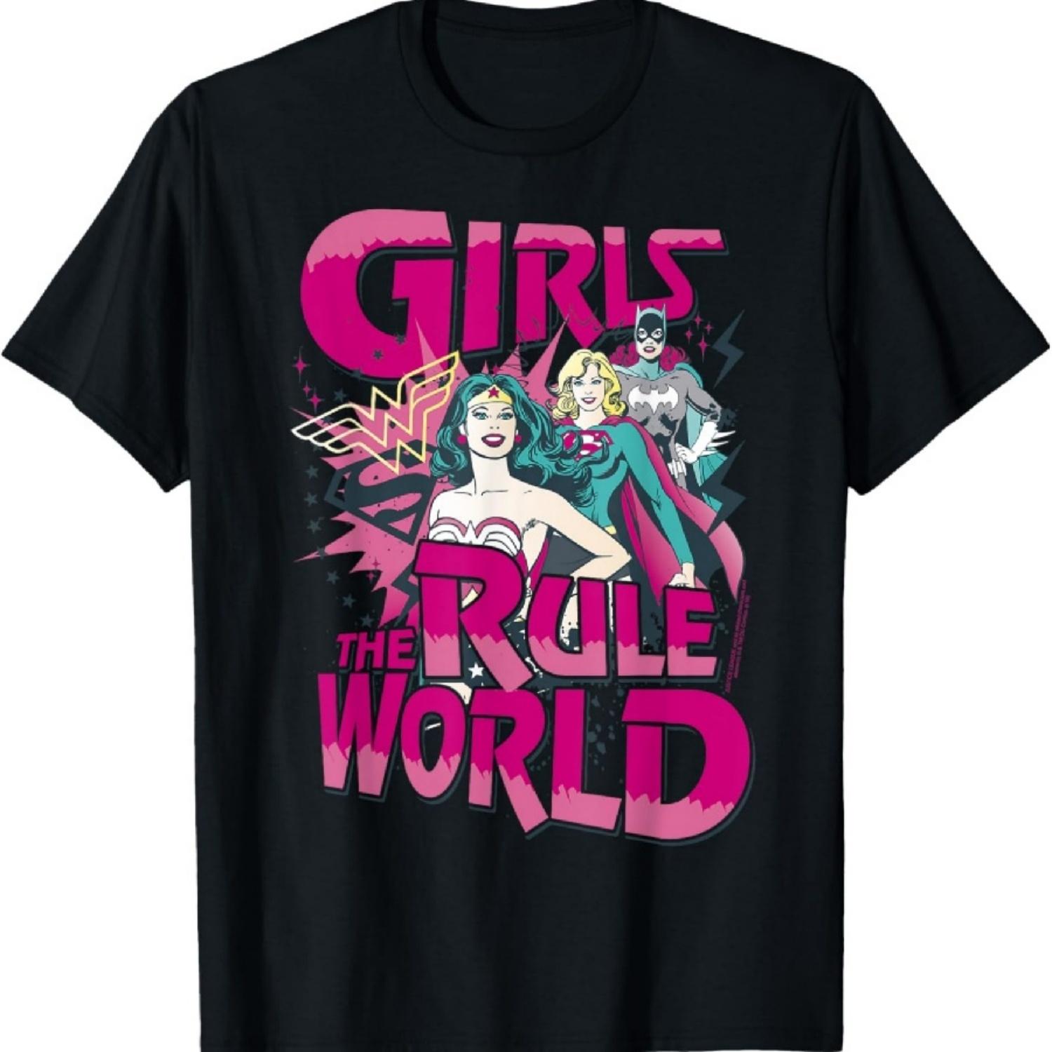 

DC Comics Justice League Girls Rule The World T-Shirt XXXXXL різнокольоровий