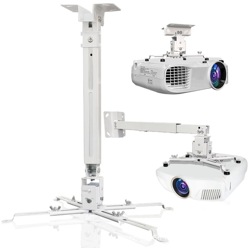 

Retractable Projector Bracket Hanger Adjustable Projector Stand Projector Mount Theater белый