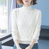 Solid Color Crew Neck Knitted Sweater, Elegant Long Sleeve Pullover Sweater for Fall & Winter, Women's Clothing