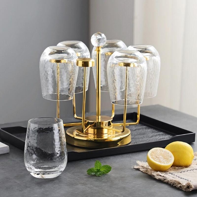 Multifunctional Stainless Steel Organizers For Cups And Jewelry Display Rustproof Construction Elegant Styles