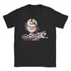 Men's and Women's Round Neck Pure Cotton T Shirt Short Sleeved T Shirt Printed Crazy Punk Rock Gorilla Music Band T Shirt