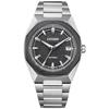 CITIZEN Wristwatch ATTESA (Radio-controlled/Water-resistant/Business) CB3044-55E Octagonal Bezel Lightweight Titanium Simple 3 Hands Light-powered ACT