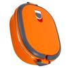 Stainless Steel Insulated Food Storage Supper Dinner Lunch Box 1 Layer Orange