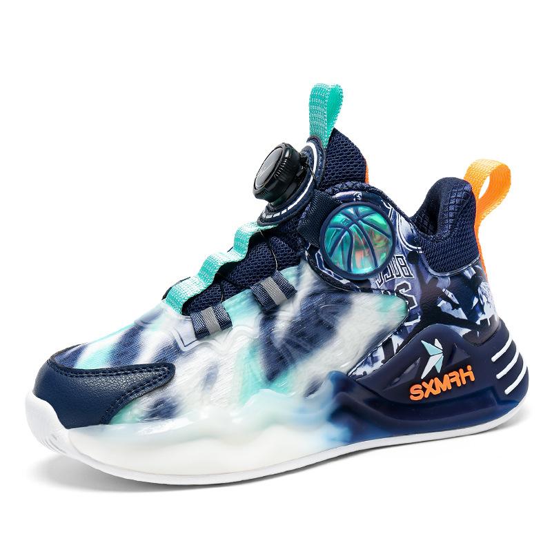 

Classmates Boys basketball shoes mesh breathable non-slip shock absorption 2025 spring and autumn shoes running shoes children s sports shoes 28