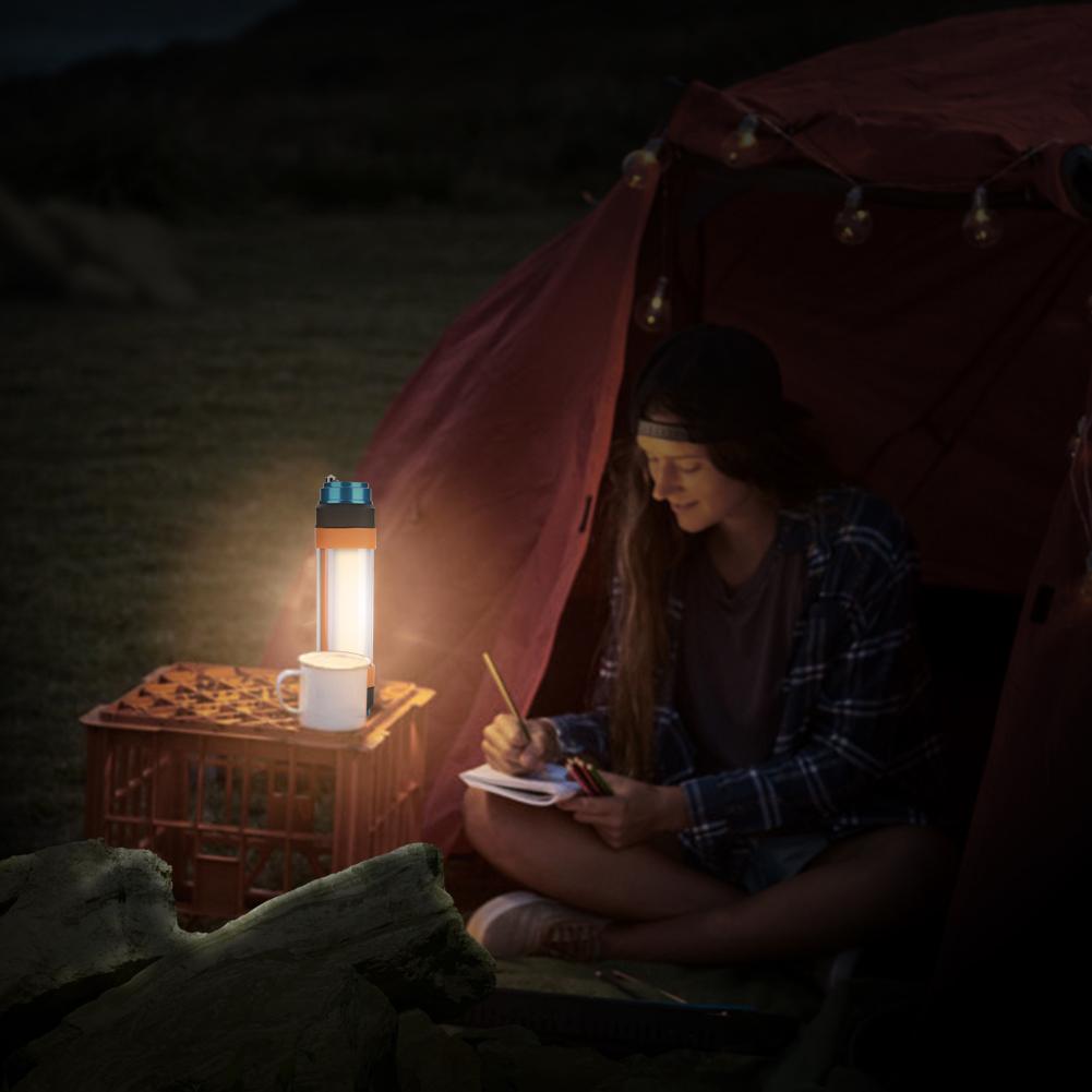 Multi Functional Camping Lantern LED Flashlight Lamp Light Emergency Phone Charger(T25)