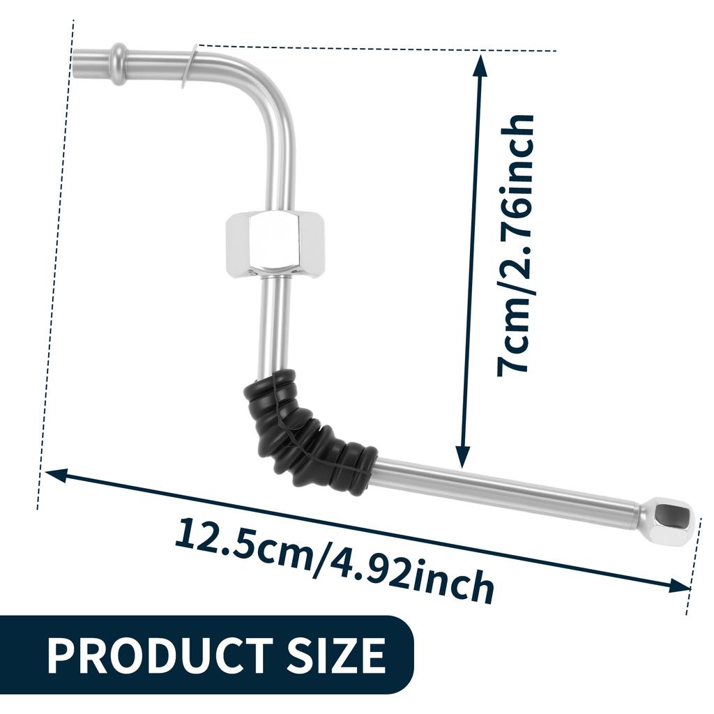 Steam Wand with 2 Nozzles Stainless Steel Replacement Steam Wand Portable Steam Wand For DeLonghi 680/685 Coffee Machine