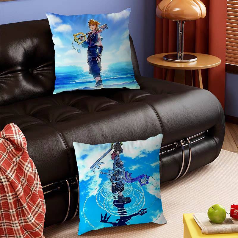 GAME Kingdom Hearts Personalized Pillow Cover Kids Bedroom Wild Party Decor Pillowcase Kid Birthday Shower Gift