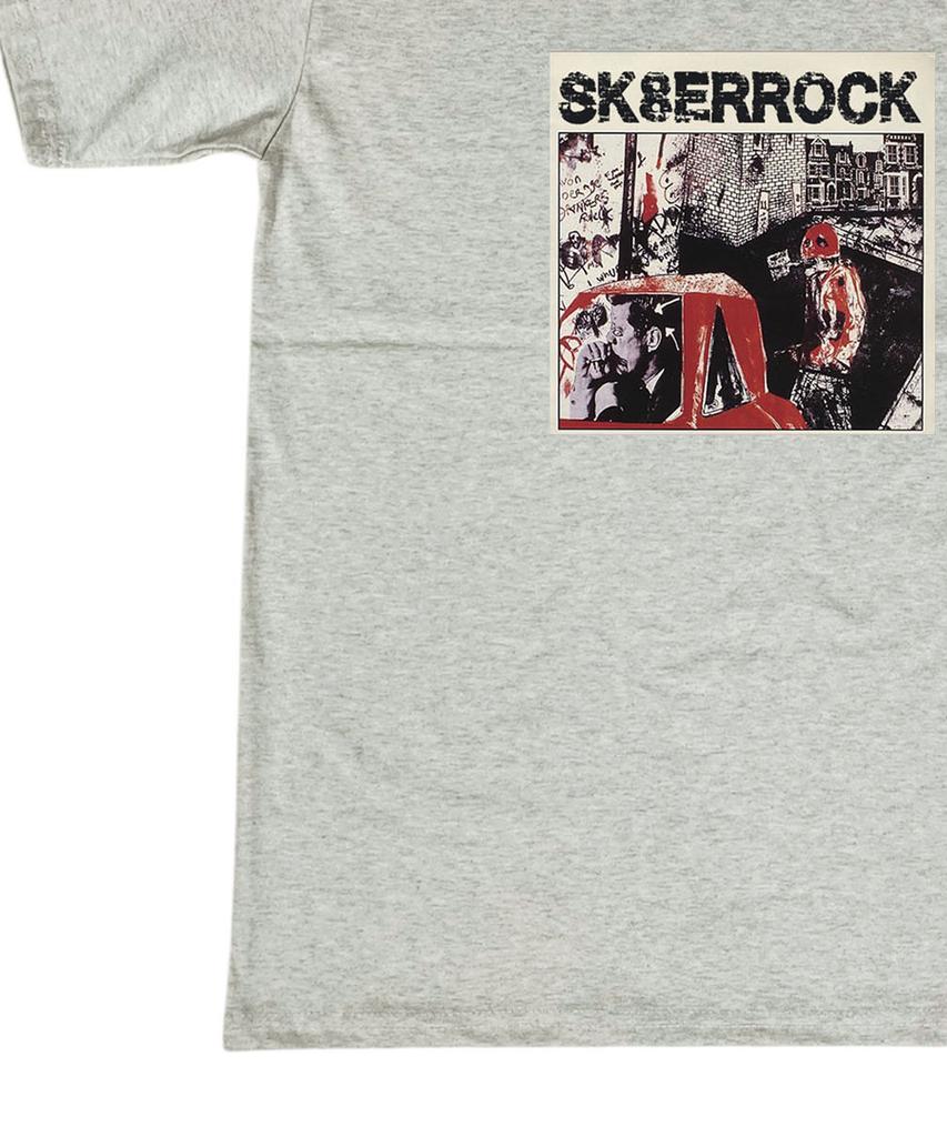SK8ER ROCK Dirty Graffiti T-Shirt ((Oatmeal))