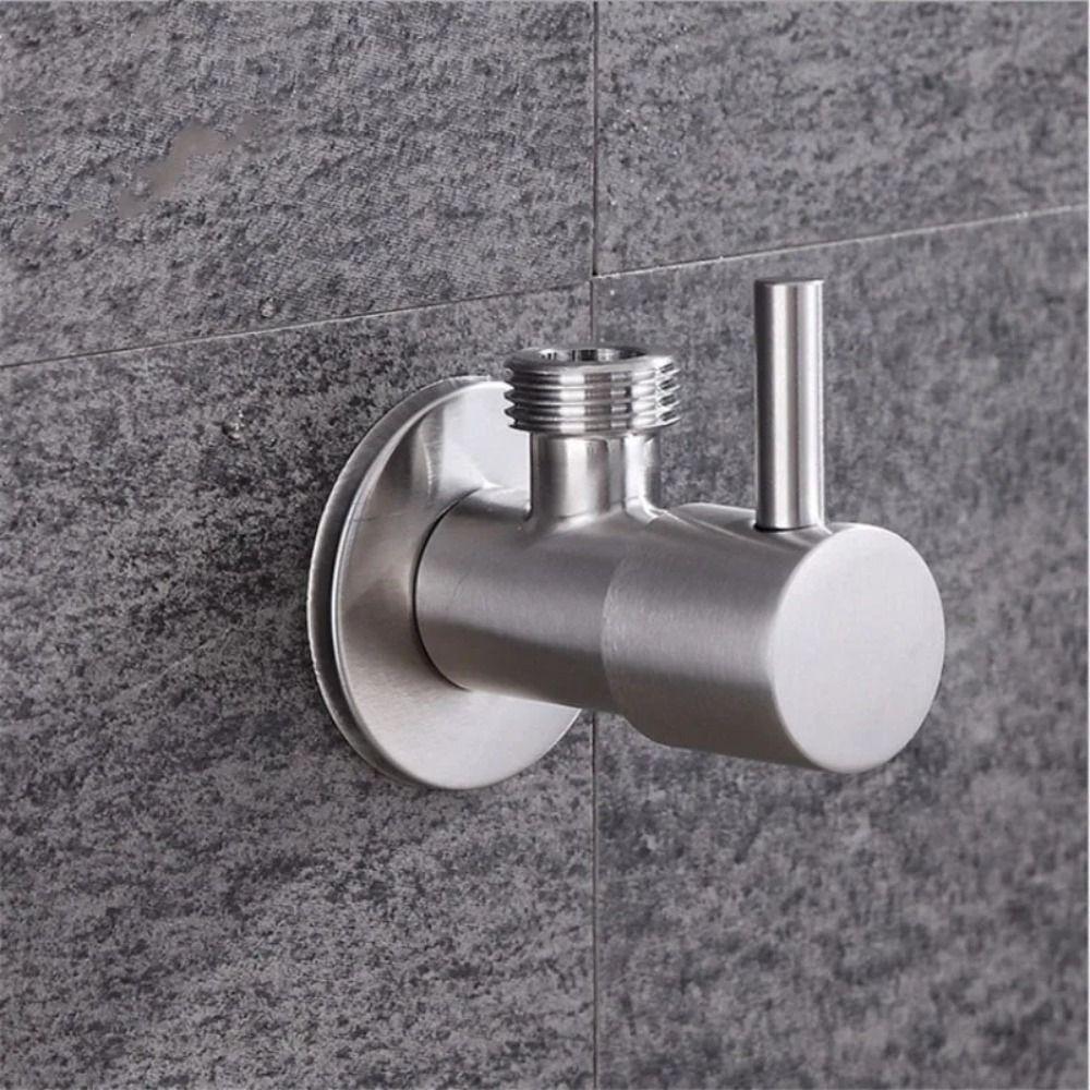 Faucet Angle Valve Stainless Steel Triangle Valve Switch Valve Inlet Water Stop Valve  Sink