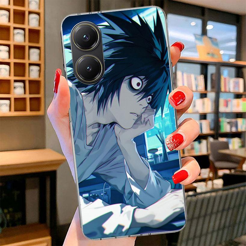 N-Note D-Death L Lawliet Phone Case For Xiaomi Poco F7 Ultra X7 X6 X5 Pro M7 Redmi 15C 15 13C 13 12C 12 10C 10 9A 9C 9T 9 Shell