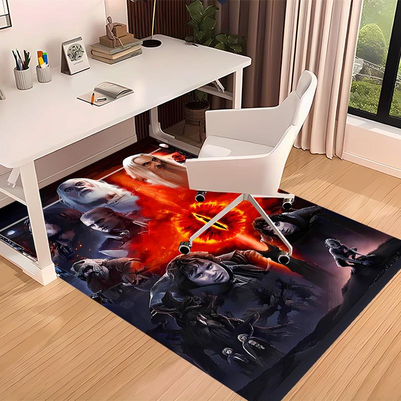 The Lord of the Rings2 Printed Absorbent Washable Carpet, Non-Slip Bathroom Mats, Kitchen Rugs, Yoga Mat,Living Room Entrance, Camping Picnic Rugs
