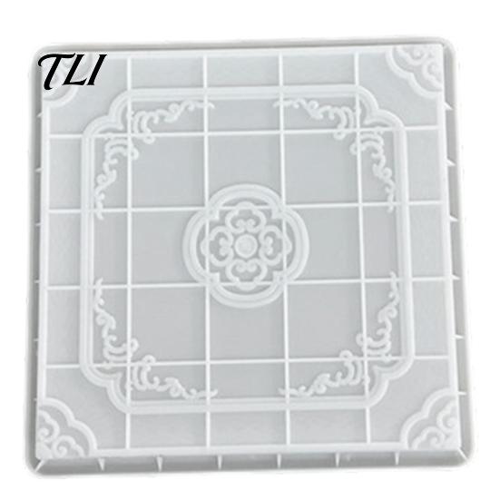 Reusable Concrete Stepping Stone Mold Path Mold, DIY Pavement Cement Mould, Resin Casting for Backyard Garden Patio Walkway Making Outdoor