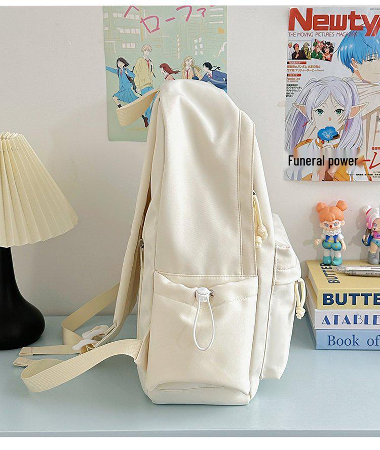 Large Capacity College-Style Backpack for Girls - Perfect for Junior High To University Students and Casual Travel.