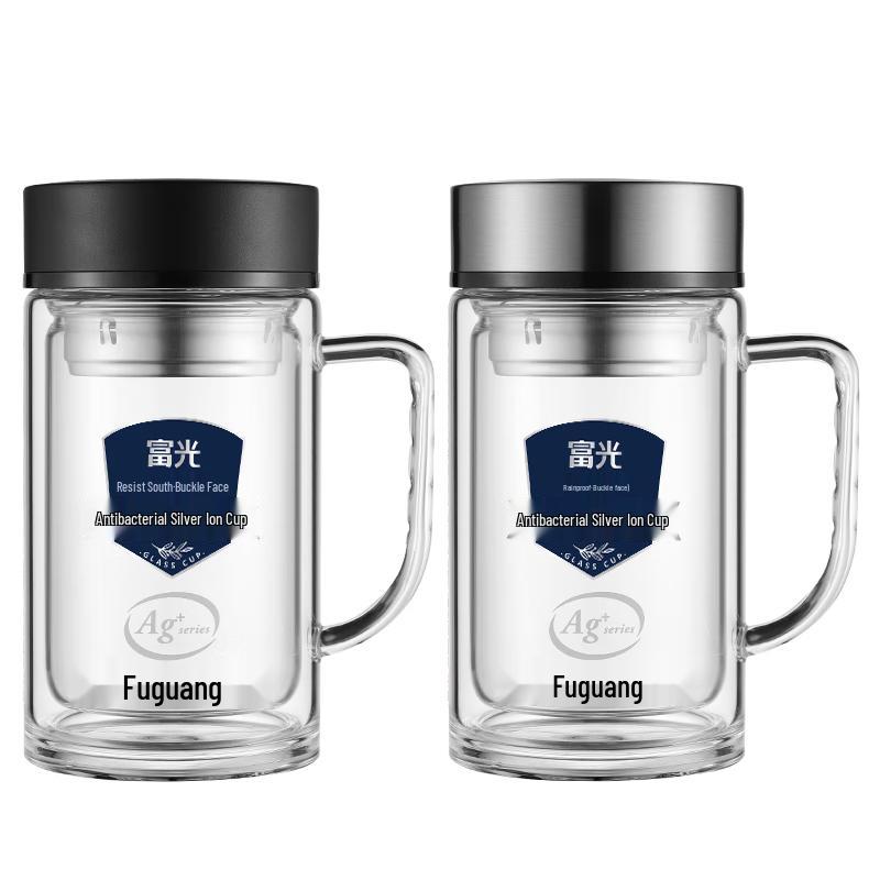 Fuguang Double-Layer Borosilicate Glass Tea Infuser Bottle