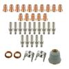 35-piece Set, IPT 60 And PT40 Plasma Cutting Torch Nozzle, Electrode Shield, And Holder, Plasma Cutting Torch, Plasma Cutting