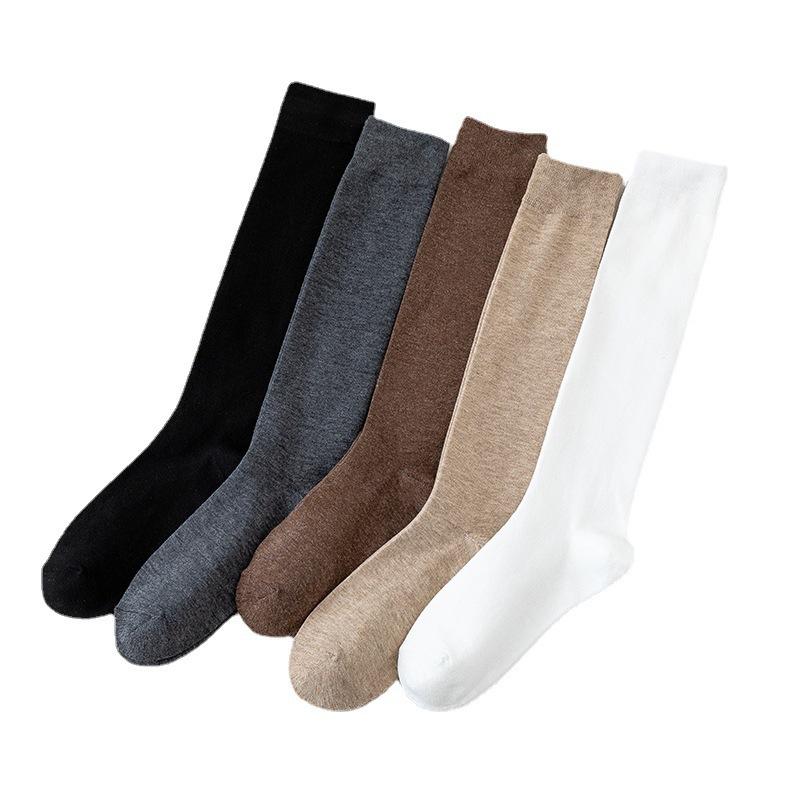 Women In The Spring and Autumn Fashion New Their Calf Cotton Socks
