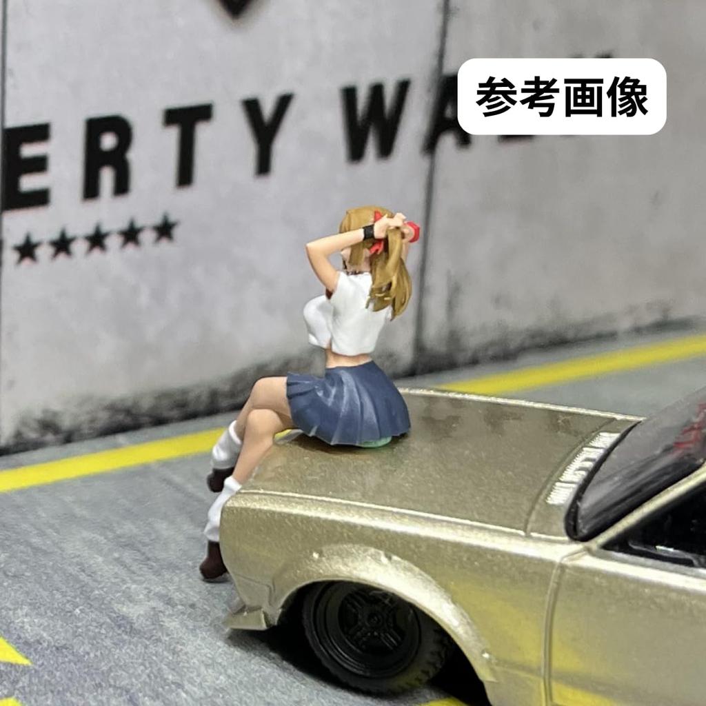 MiniRealm Scale Female for Miniature Model Finished Scale Figure MR0159 1/64 Figure, Painted, Miniature, Diorama, Cars, Girl, Product,