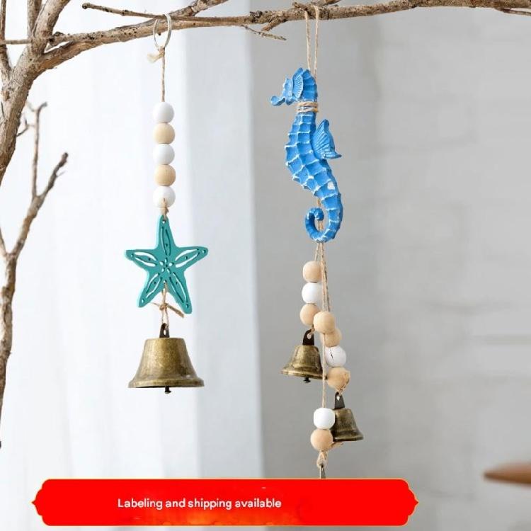 Turtles/Seahorses/Starfishs Wind Chimes for Garden Yard Outside Wooden Windchimes Hanging Decors Ornament Home Decors