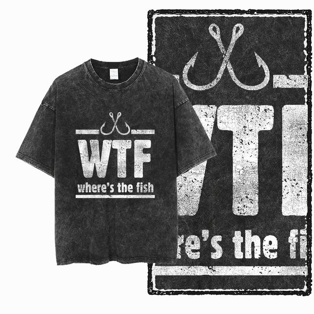 THE COOLMIND YB FISHING THEME cotton T-shirt 3XL