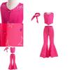 Nuovo Set Costume Cosplay Barbie Per Bambine Stile Principessa Carino Stampato E Multicolore