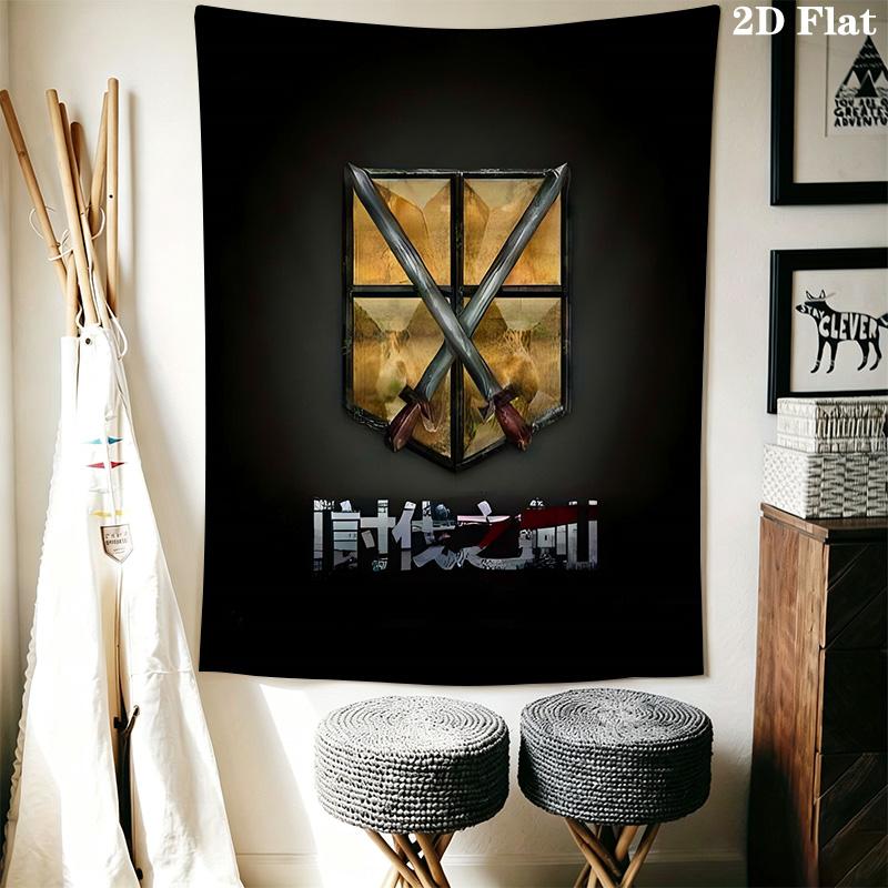 Attack Titan Wall Tapestry Tapestry Fashion Print Wallmounted Wall Decoration Work Of Art Wall Covering Decoration