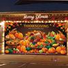 Thanksgiving and Autumn Harvest Garage Banner - Outdoor Party Decoration No Power Required