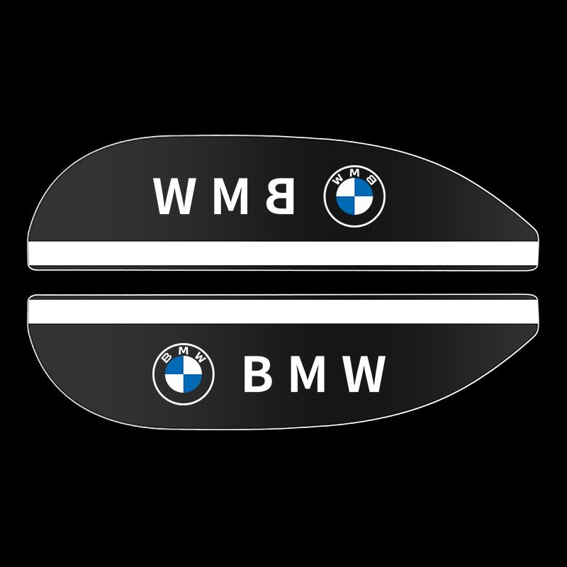 2PCS Car Rearview Mirror Rain Eyebrow Rain Shield Rearview Snow Sun Visor Rain For BMW M Power Performance E36 E39 E87 E90 Gjbf54