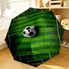 Basketball On Fire And Ice Umbrella 8-Frame for Travel, Camping, Casual Lightweight Portable Umbrella, Essential for Every Family Holidays Gift