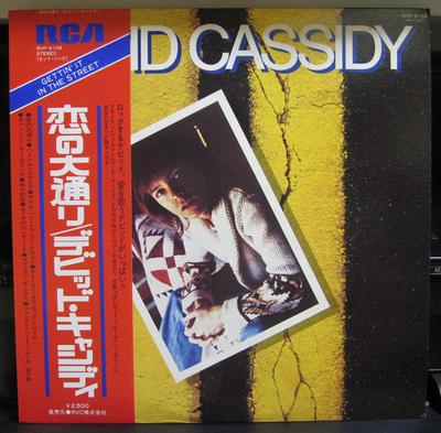 LP Record DAVID CASSIDY  Getting It In The Street RVP6108 RCA 1976 Japan Obi Pop Used